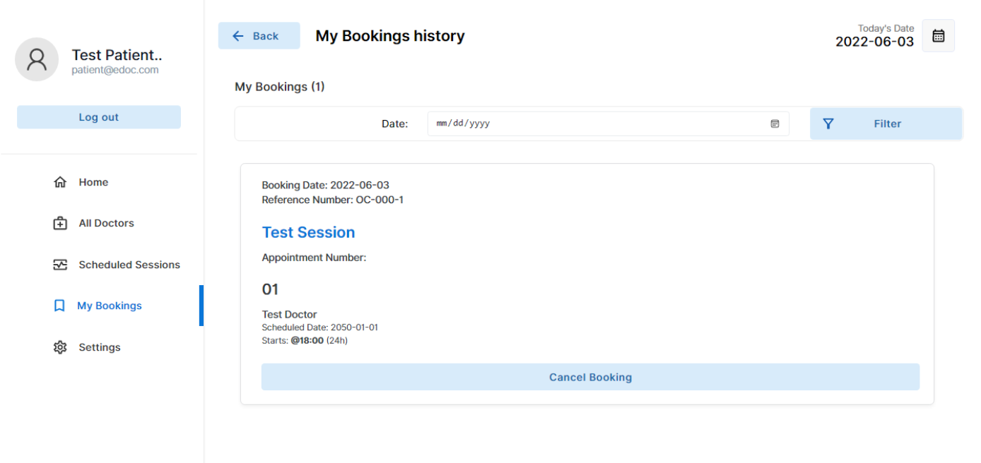 Doctor Appointment Booking System