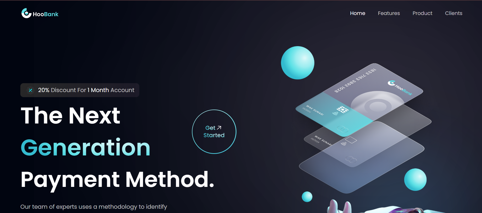HooBank - Modern Banking UI/UX