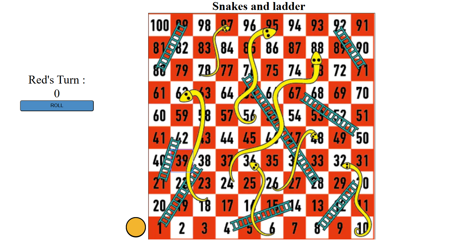 Snake & Ladders Game